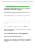 DBMS 3330 FINAL EXAM Questions and Answers Latest Graded A&plus;