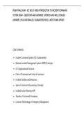 FEMA FINAL EXAM - ICS 100 &lpar;IS-1000&rpar; INTRODUCTION TO INCIDENT COMMAND&NewLine;SYSTEM EXAM &ndash; QUESTIONS AND ANSWERS &vert; VERIFIED AND WELL DETAILED&NewLine;ANSWERS &vert; PLUS RATIONALES &vert; GUARANTEED PASS &vert; LATEST EXAM UPDATE