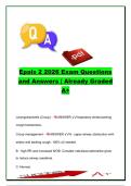 EPALS 2 Pediatric Advanced Life Support Exam 2026 &vert; 200&plus; Exam Questions & Answers &vert; Anaphylaxis&comma; Asthma&comma; Sepsis&comma; Trauma & Neonatal Resuscitation &vert; Pediatric Emergency Nursing & Critical Care