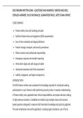 BSIS FIREARM WRITTEN EXAM &ndash; QUESTIONS AND ANSWERS &vert; VERIFIED AND WELL&NewLine;DETAILED ANSWERS &vert; PLUS RATIONALES &vert; GUARANTEED PASS &vert; LATEST EXAM UPDATE
