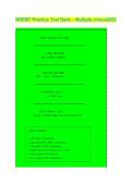 NREMT Practice Test Bank 2026&colon; 1&comma;000&plus; Questions with Correct Answers &lpar;EMT - AEMT - Paramedic&rpar; &vert; Latest Exam Prep