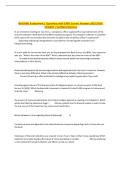 BSA&sol;AML Assessment &vert; Questions with 100&percnt; Correct Answers 2025&sol;2026&NewLine;UPDATE &vert; Verified Solutions