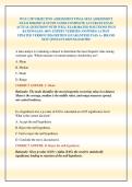 WGU C207 OBJECTIVE ASSESSMENT FINAL SELF ASSESSMENT EXAM 2026&sol;2027 & STUDY GUIDE COMPLETE ACCURATE EXAM ACTUAL QUESTIONS WITH WELL ELABORATED SOLUTIONS PLUS RATIONALES &lpar;100&percnt; EXPERT VERIFIED ANSWERS&rpar; LATEST UPDATED VERSION 2026 EDITION &vert;GUARANTEED PASS A&plus; 