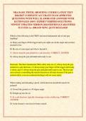 NRA BASIC PISTOL SHOOTING COURSE LATEST TEST 2026&sol;2027 COMPLETE ACCURATE EXAM APPROVED QUESTIONS WITH WELL ELABORATED ANSWERS WITH RATIONALES &lpar;100&percnt; EXPERT VERIFIED SOLUTIONS&rpar; NEWEST UPDATED VERSION 2026 EDITION &vert;GUARANTEED SUCCESS A&plus; &lpar;BRAND NEW&excl;&rpar; &vert;JUST RE