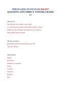 INDIANA QMA STATE EXAM 2026-2027 QUESTIONS AND CORRECT ANSWERS GRADED A&plus;
