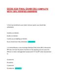 EEOB 2520 FINAL EXAM OSU COMPLETE WITH 100&percnt; VERIFIED ANSWERS
