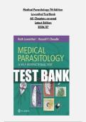 Medical  Parasitology  7th  Edition&NewLine;Leventhal Test Bank&NewLine;All Chapters covered&NewLine;Latest Edition&NewLine;2026&sol;27&NewLine;