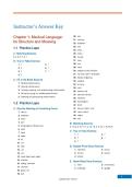 Solution Manual for Medical Language&colon; Immerse Yourself&comma; 6th Edition by Susan M&period; Turley &vert; Comprehensive Medical Terminology Solutions Manual &vert; Chapter-by-Chapter Study Guide &vert; ISBN 978-0138052997