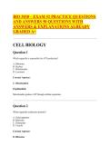 Bio 3030 exams lattest 2026 100&plus; questions and answers ALREADY GRADED A&plus; 