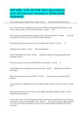 HIT-205- ICD-10-CM Test Questions and All Correct Answers 2025-2026 Updated&period;