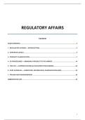 Summary &sol; Lecture notes  - Regulatory Affairs &vert; Universiteit Gent &vert; 2025&sol;26