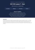 GE 5103 Lesson 7 Quiz 2026&sol;2027 &vert; Complete Exam-Style Questions &vert; 100&percnt; Verified &ndash; Detailed Rationales &ndash; Pass Guaranteed &ndash; A&plus; Graded&NewLine;&NewLine;