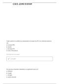 CSES 2040 EXAM 2 QUESTIONS WITH VERIFIED ANSWERS