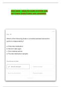 NHA quiz - Health Care System and Settings