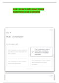 NHA - Core & National Exam 