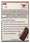 National Certified Counselor &lpar;NCC&rpar; Exam &ndash; Newest 2026 Actual Exam &vert; NBCC NCC Exam Prep with Complete 200 Real Exam Questions & Correct Detailed Answers &lpar;Verified&rpar; &ndash; Already Graded A&plus; &lpar;Brand New&excl;&excl;&rpar; &ndash; Complete A&plus; Guide