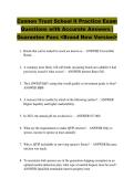 Cannon Trust School II Practice Exam &NewLine;Questions with Accurate Answers &vert; &NewLine;Guarantee Pass <Brand New Version> 