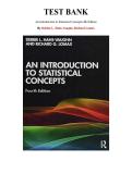 Test Bank for An Introduction to Statistical Concepts 4th Edition by Debbie L&period; Hahs-Vaughn&comma; Richard Lomax&comma; Chapter 1-20 &vert; All Chapters