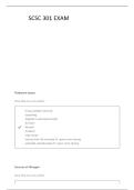 SCSC 301 EXAM 4 QUESTIONS WITH CORRECT ANSWERS