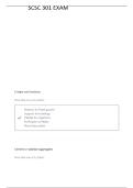 SCSC 301 TEST 1 QUESTIONS WITH CORRECT ANSWERS