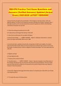 REX-PN Practice Test Exam Questions and &NewLine;Answers &lpar;Verified Answers&rpar; Updated &lpar;Actual Exam&rpar; 20252026 LATEST VERSION&excl;&excl; &NewLine;