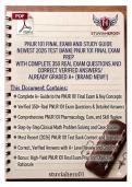 PNUR 101 FINAL EXAM AND STUDY GUIDE NEWEST&NewLine;2026 TEST BANK&vert; PNUR 101 FINAL EXAM PREP WITH&NewLine;COMPLETE 350 REAL EXAM QUESTIONS AND&NewLine;CORRECT VERIFIED ANSWERS&sol; ALREADY GRADED A&plus;&NewLine;&lpar;BRAND NEW&excl;&excl;&rpar;