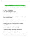 FINAL EXAM 3230 DBMS Questions and Answers Latest Graded A&plus;