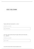 SCSC 301 TAMU EXAM 2 HOWE QUESTIONS WITH ANSWERS