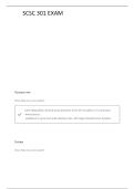 SCSC 301 TAMU TEST 1 QUESTIONS WITH ANSWERS