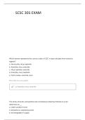 SCSC 301 PRACTICE FINAL EXAM