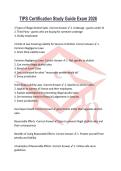 TIPS Certification Study Guide Exam 2026