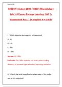 BIOD171 MICROBIOLOGY FINAL EXAM STUDY GUIDE &vert; PORTAGE LEARNING REVIEW & PRACTICE QUESTIONS