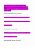 Phi Beta Sigma Final Assessment material&vert; actual exam questions and 100&percnt; correct answers&vert; Latest Update 2026-2027