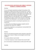 CON 2370 SAP 2025  QUESTIONS AND CORRECT ANSWERS&vert;GRADED A&plus; &vert;VERIFIED ANSWERS&vert;