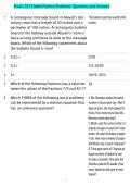 Praxis 7813 Math Practice Problems- Questions and Answers  