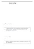 CRSS CERTIFICATION EXAM STUDY GUIDE 
