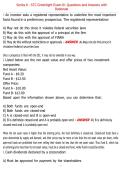 Series 6 - STC Greenlight Exam 01 Questions and Answers with Rationale