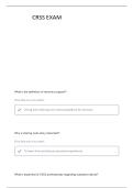ILLINOIS CRSS - CRSS CREDENTIAL STUDY GUIDE CERT QUESTIONS WITH DETAILED VERIFIED ANSWERS 