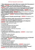 EFD Exam Questions and Answers