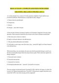 HESI CAT EXAM 1 &vert; COMPLETE QUESTIONS WITH EXPERT SOLUTIONS &vert; 2026 LATEST UPDATED &vert; GET A&plus;