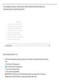 AP ENVIRONMENTAL SCIENCE &ndash;QUESTIONS AND CORRECT ANSWERS &lpar;VERIFIED ANSWERS&rpar; PLUS&NewLine;RATIONALES 2026 Q&A &vert; INSTANT DOWNLOAD PDF&period;