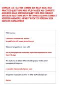 COMSAE 110 &sol; LATEST COMSAE 110 EXAM 2026&sol;2027 &NewLine;PRACTICE QUESTIONS AND STUDY GUIDE ALL COMPLETE &NewLine;ACCURATE EXAM APPROVED QUESTIONS AND CORRECT &NewLine;DETAILED SOLUTIONS WITH RATIONALES &lpar;100&percnt; CORRECT &NewLine;VERIFIED ANSWERS&rpar; NEWEST UPDATED VERSION 2026 &NewLine;EDITION &vert;GU