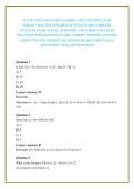 ACCUPLACER ADVANCED ALGEBRA AND FUNCTIONS EXAM &NewLine;2026&sol;2027 PRACTICE QUESTIONS & STUDY GUIDE COMPLETE &NewLine;ACCURATE EXAM ACTUAL QUESTIONS AND CORRECT DETAILED &NewLine;SOLUTIONS WITH RATIONALES &lpar;100&percnt; CORRECT VERIFIED ANSWERS&rpar; &NewLine;LATEST UPDATED VERSION 2026 EDITION &vert;G