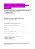 NUR 3270&colon; Ch&period; 1&colon; Introduction to Health Assessment TO Chapter 6 Test Questions and Answers&sol;Verified Graded A&plus;&period;
