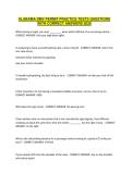 Alabama Department of Motor Vehicles Learner Permit Practice Test Study Guide Questions and Answers