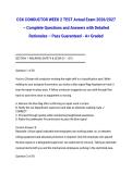 CSX CONDUCTOR WEEK 2 TEST Actual Exam 2026&sol;2027 &ndash; Complete Questions and Answers with Detailed Rationales &ndash; Pass Guaranteed - A&plus; Graded