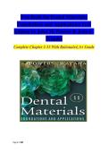 Test Bank for Dental Materials&colon;&NewLine;Foundations and Applications 11th Edition by John M&period; Powers & John C&period; wataha 