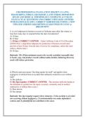 CSR PROFESSIONAL EXAM LATEST 2026&sol;2027 CA LAWS&comma; &NewLine;TRANSCRIPTS&comma; ETHICS&comma; GRANDJURY&comma; LATIN TERMS&comma; DEPOSITION &NewLine;RULES AND MEDICAL TERMINOLOGY COMPLETE ACCURATE &NewLine;EXAM ACTUAL QUESTIONS AND CORRECT DETAILED ANSWERS &NewLine;WITH RATIONALES &lpar;100&percnt; CORRECT VERIFIED SOLUT