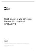 Voorbeeld PAPER&colon; Onderzoekswerk NEET-jongeren &vert; Orthopedagogie &vert; Hogeschool Gent &vert; 2024&sol;25