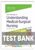 Test Bank for Davis Advantage for Understanding Medical-Surgical Nursing 7th Edition &vert; Complete Exam Questions & Answers &lpar;2025 Update&rpar;